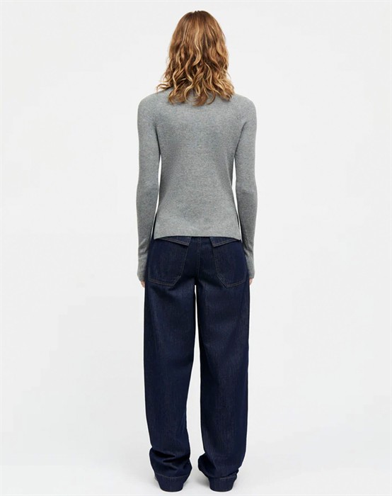 Fine Merino Ida Strik - Grey Melange 